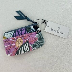 NWT Vera Bradley Palm Floral Coin Purse
